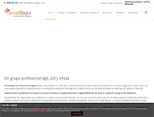 Tablet Screenshot of prodisegur.com